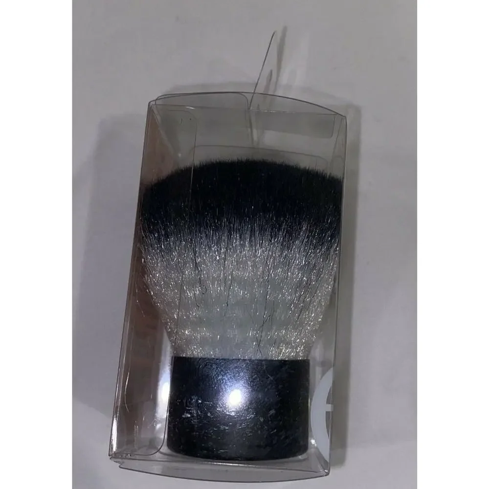 e.l.f. Studio Kabuki Face Brush Black Vegan Animal Cruelty Free